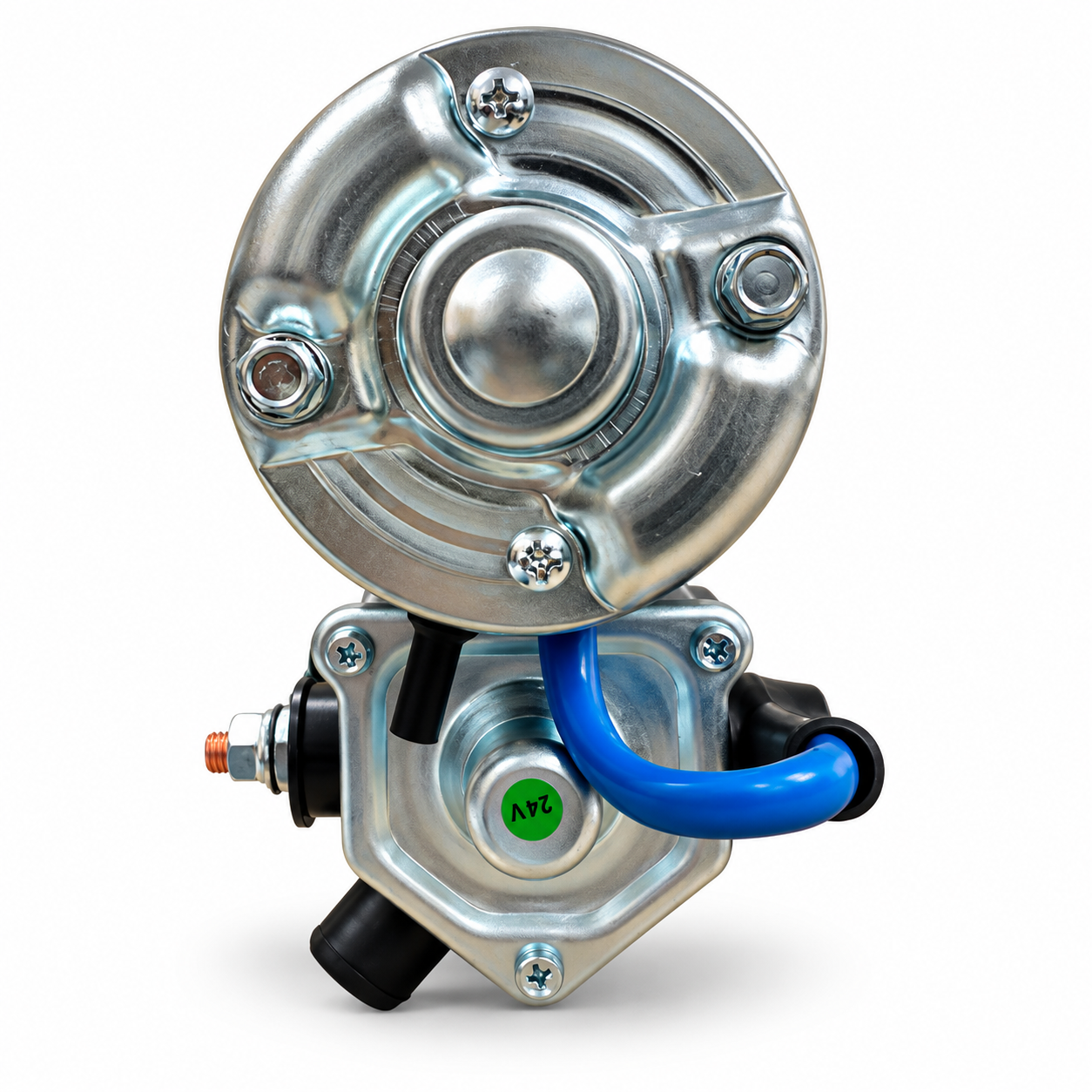 Motor de Partida Komatsu PC200 WA120 WA180 WA250 WA253 Cummins 2 Furos - Imagem 3