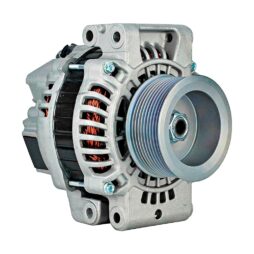 Alternador pilotado para Scania Serie 5 e 6 Scania Serie P G R T e Euro V Polia Estriada