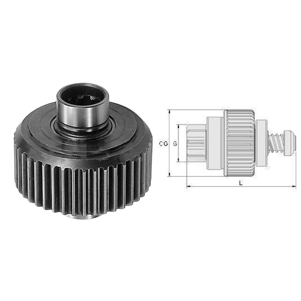 thumbnail image 2 of Starter Motor For Nissan NX, Pulsar NX, Sentra (1.6L) – 1990-1993 – HARFON 17146 2 of 4