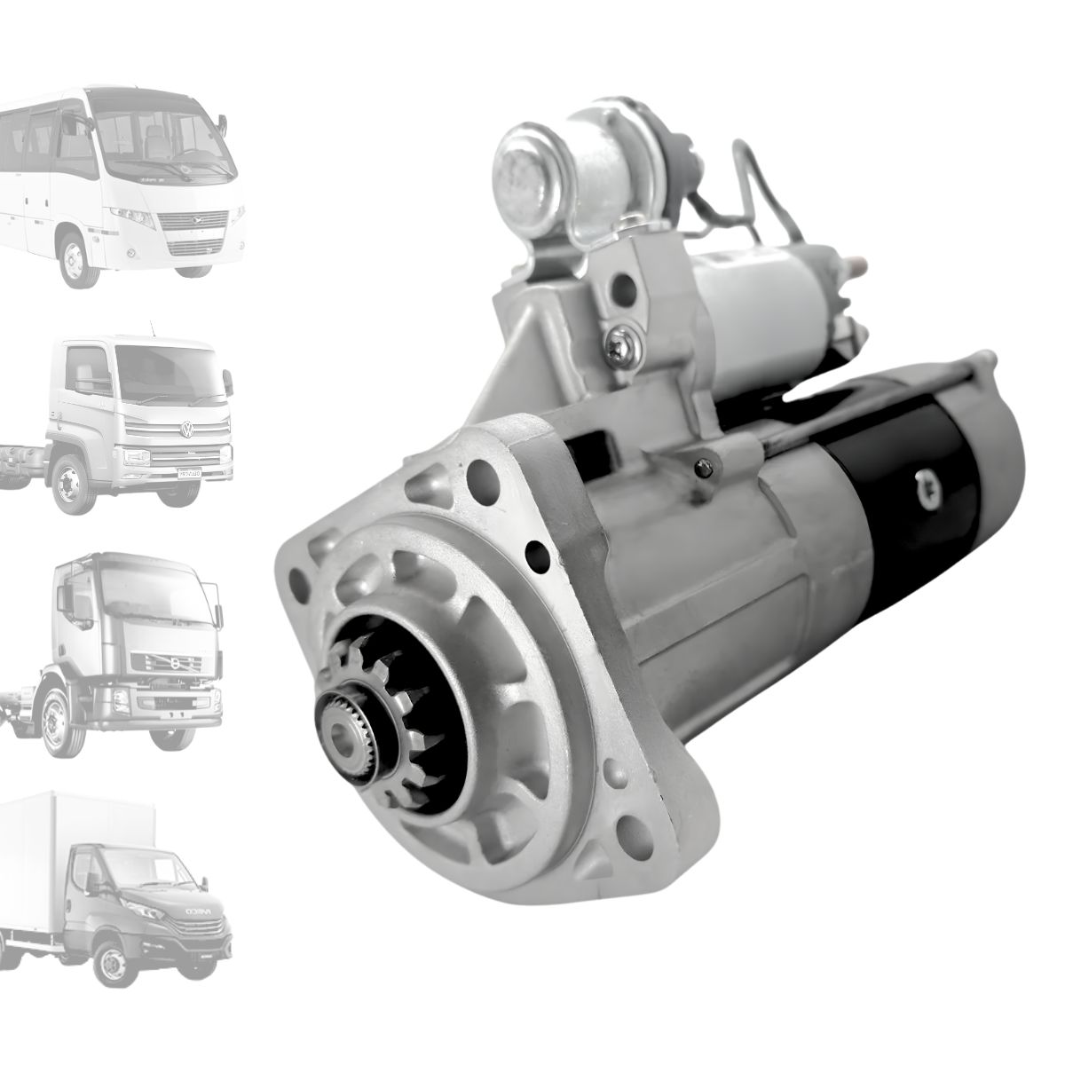 Motor de Partida para Agrale Volare Fiat Volkswagen Volvo