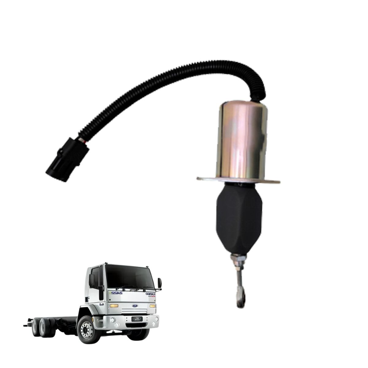 Solenoide De Parada 12v Caminhao COMPATÍVEL COM Motor Cummins